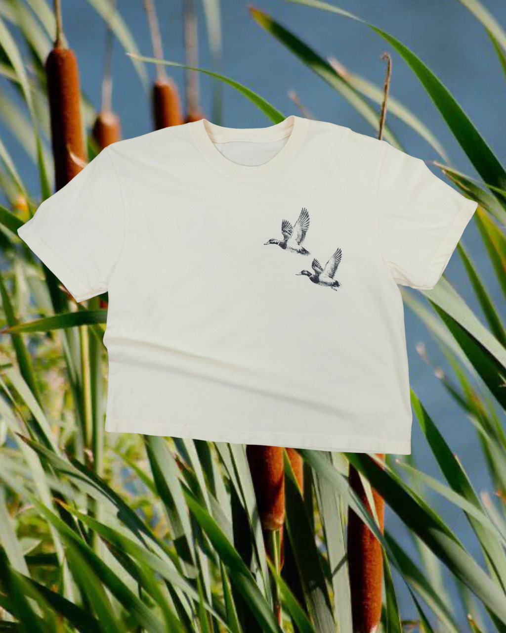 "Montana Migration" Crop Tee
