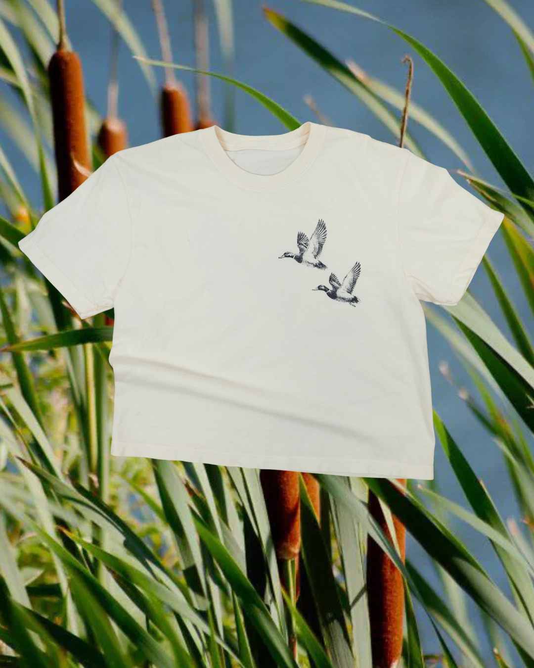 "Montana Migration" Crop Tee