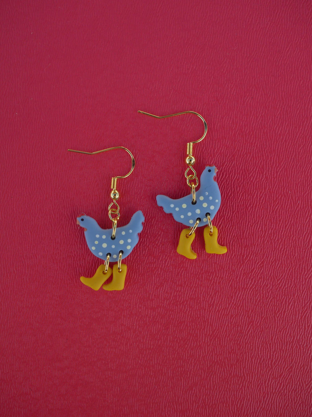 Chickens with Boots Earrings - Intrigue Ink Visit Bozeman, Unique Shopping Boutique in Montana, Work from Home Clothes for Women