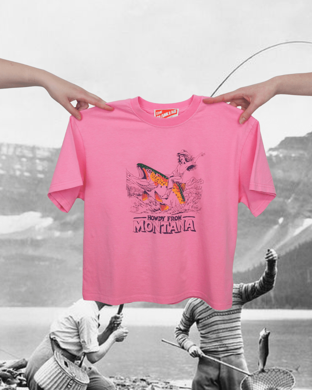 "Howdy from Montana" Relaxed Tee - Intrigue Ink Visit Bozeman, Unique Shopping Boutique in Montana, Work from Home Clothes for Women
