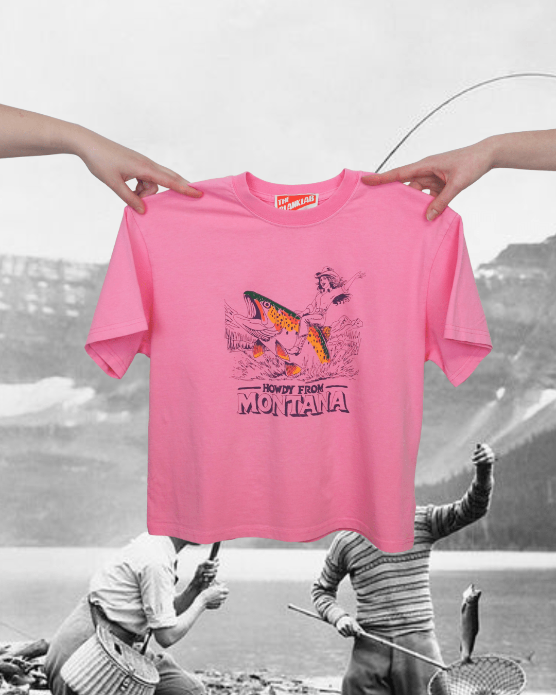 "Howdy from Montana" Relaxed Tee - Intrigue Ink Visit Bozeman, Unique Shopping Boutique in Montana, Work from Home Clothes for Women