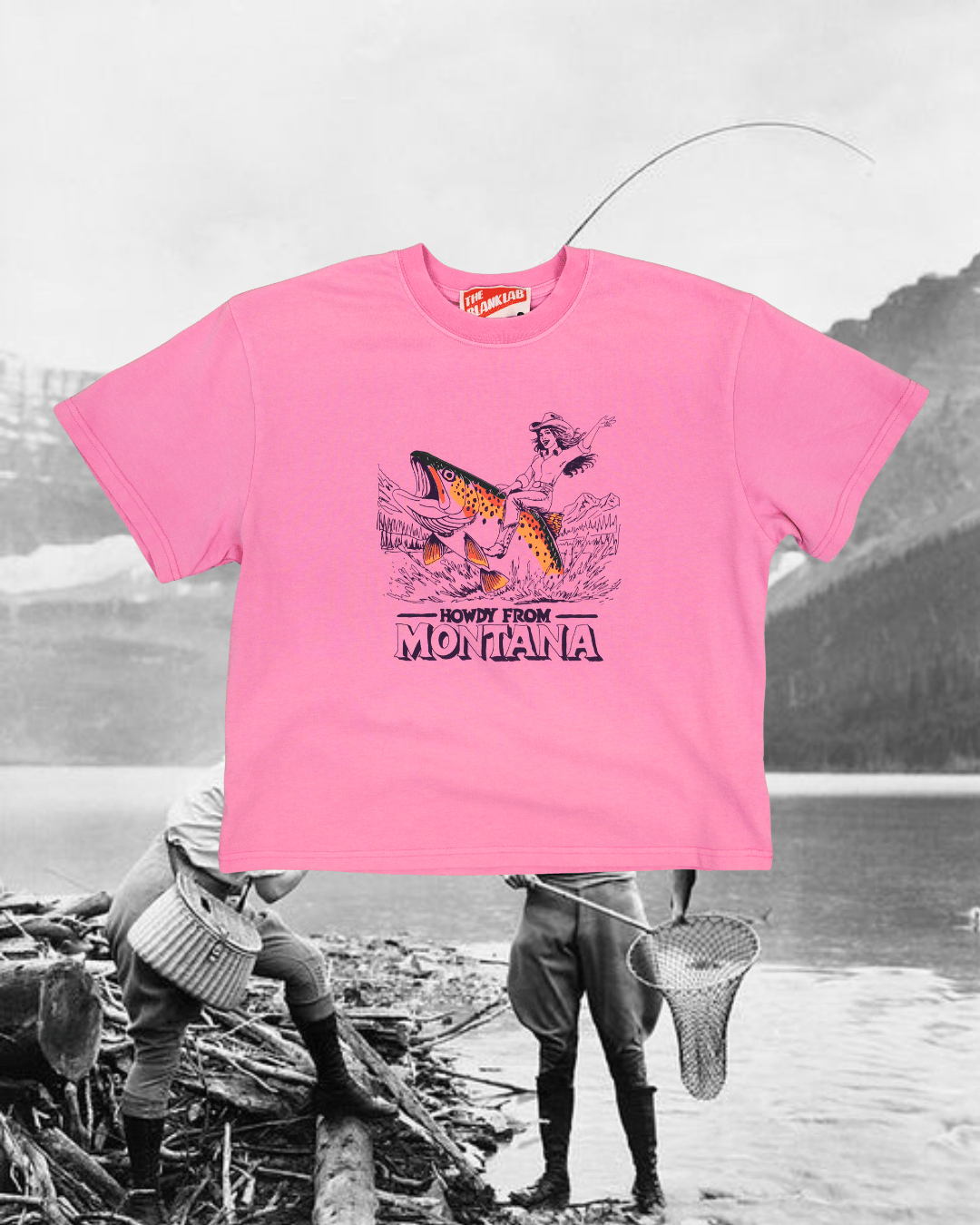 "Howdy from Montana" Relaxed Tee - Intrigue Ink Visit Bozeman, Unique Shopping Boutique in Montana, Work from Home Clothes for Women