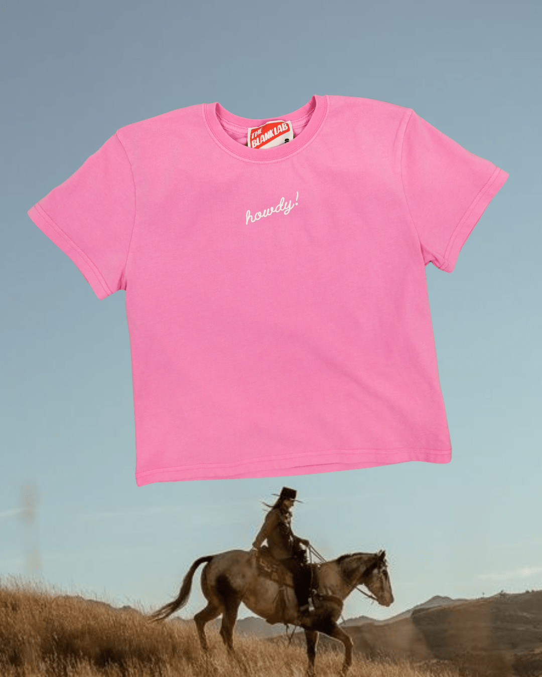 "Howdy!" Perfect Tee - Intrigue Ink Visit Bozeman, Unique Shopping Boutique in Montana, Work from Home Clothes for Women