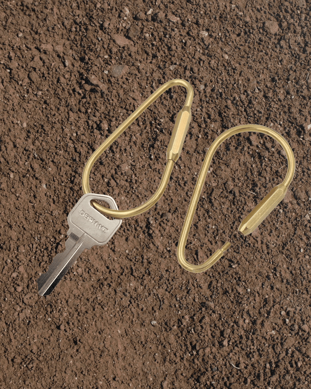 Brass Keyring - Cone - Intrigue Ink Visit Bozeman, Unique Shopping Boutique in Montana, Work from Home Clothes for Women