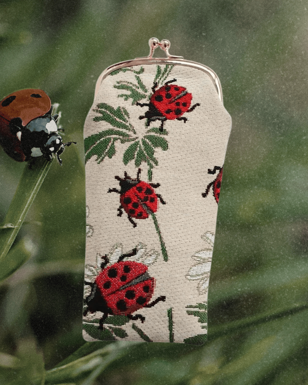 Ladybug Glasses Sunglasses Pouch Case - Intrigue Ink Visit Bozeman, Unique Shopping Boutique in Montana, Work from Home Clothes for Women