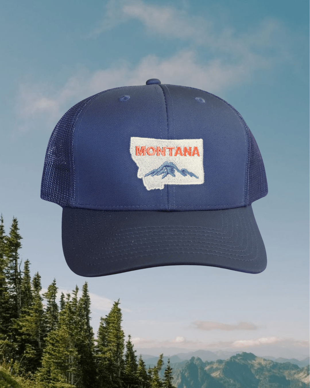 "Montana Mountain" Hat - Intrigue Ink Visit Bozeman, Unique Shopping Boutique in Montana, Work from Home Clothes for Women