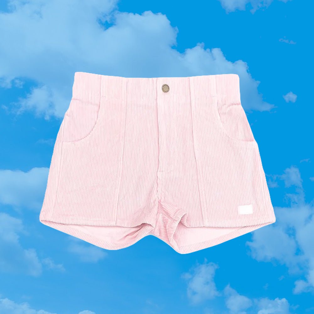 Women's Shorts - Powder Pink - Intrigue Ink Visit Bozeman, Unique Shopping Boutique in Montana, Work from Home Clothes for Women