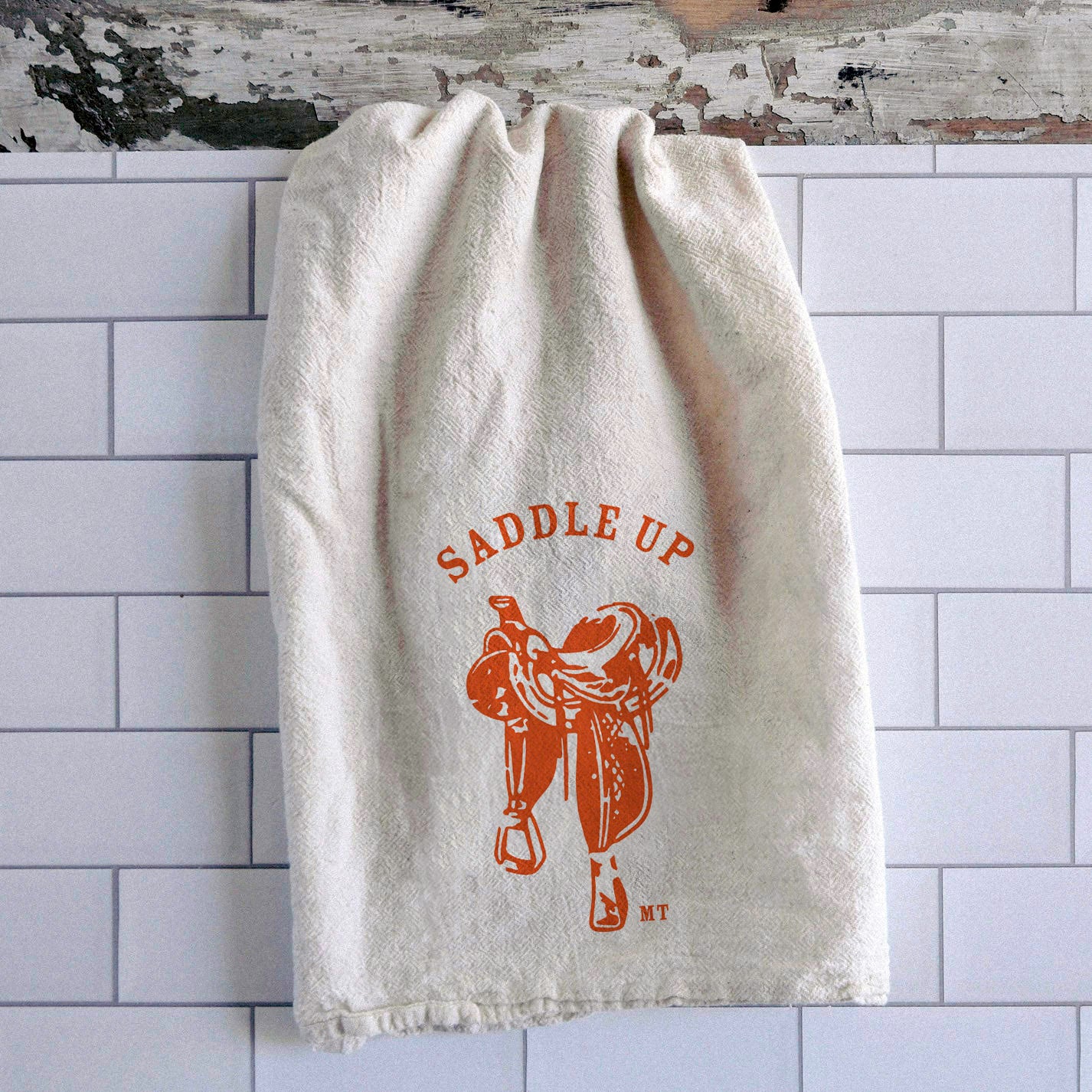 "Saddle Up" Tea Towel