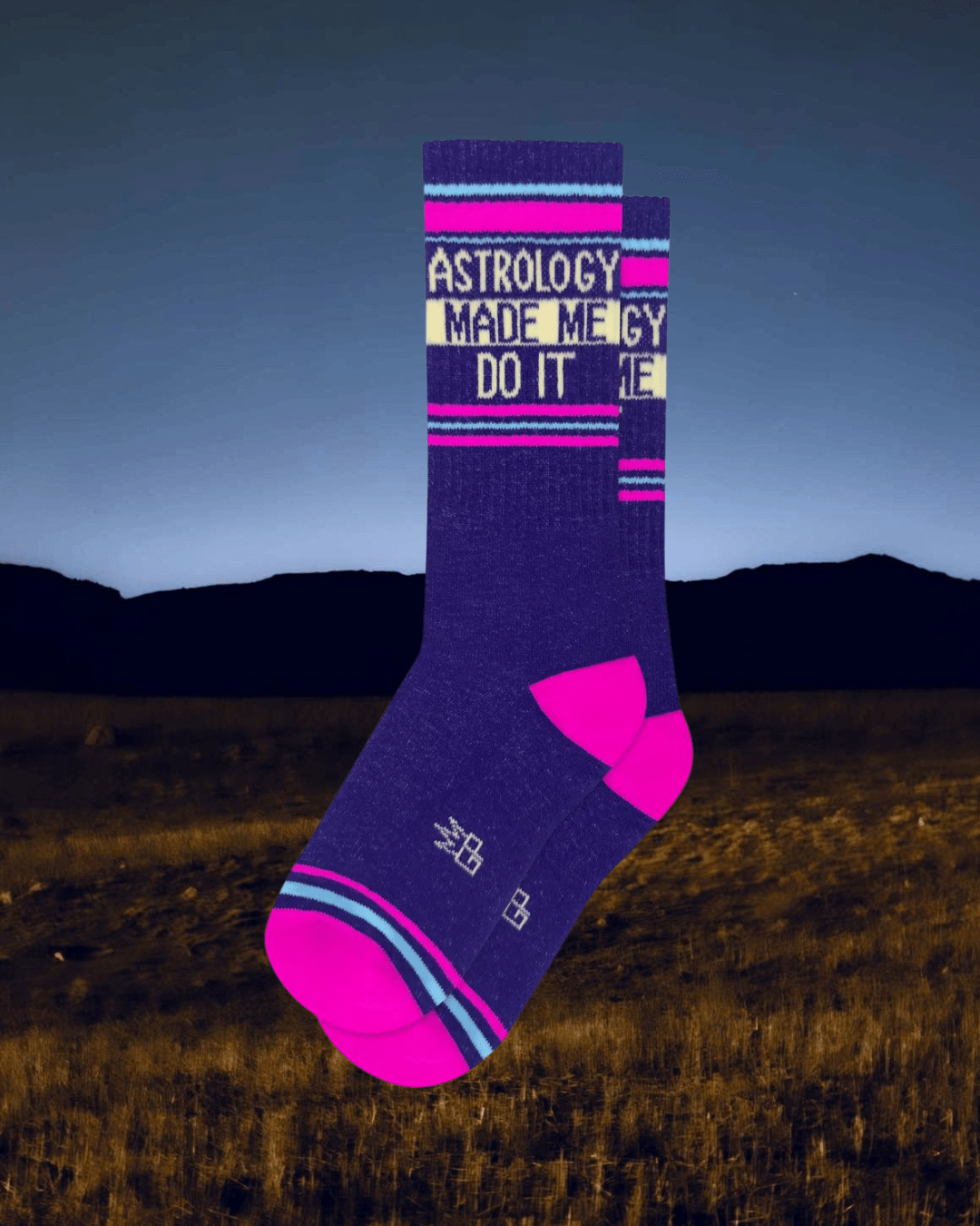 Astrology Made Me Do It Gym Crew Socks