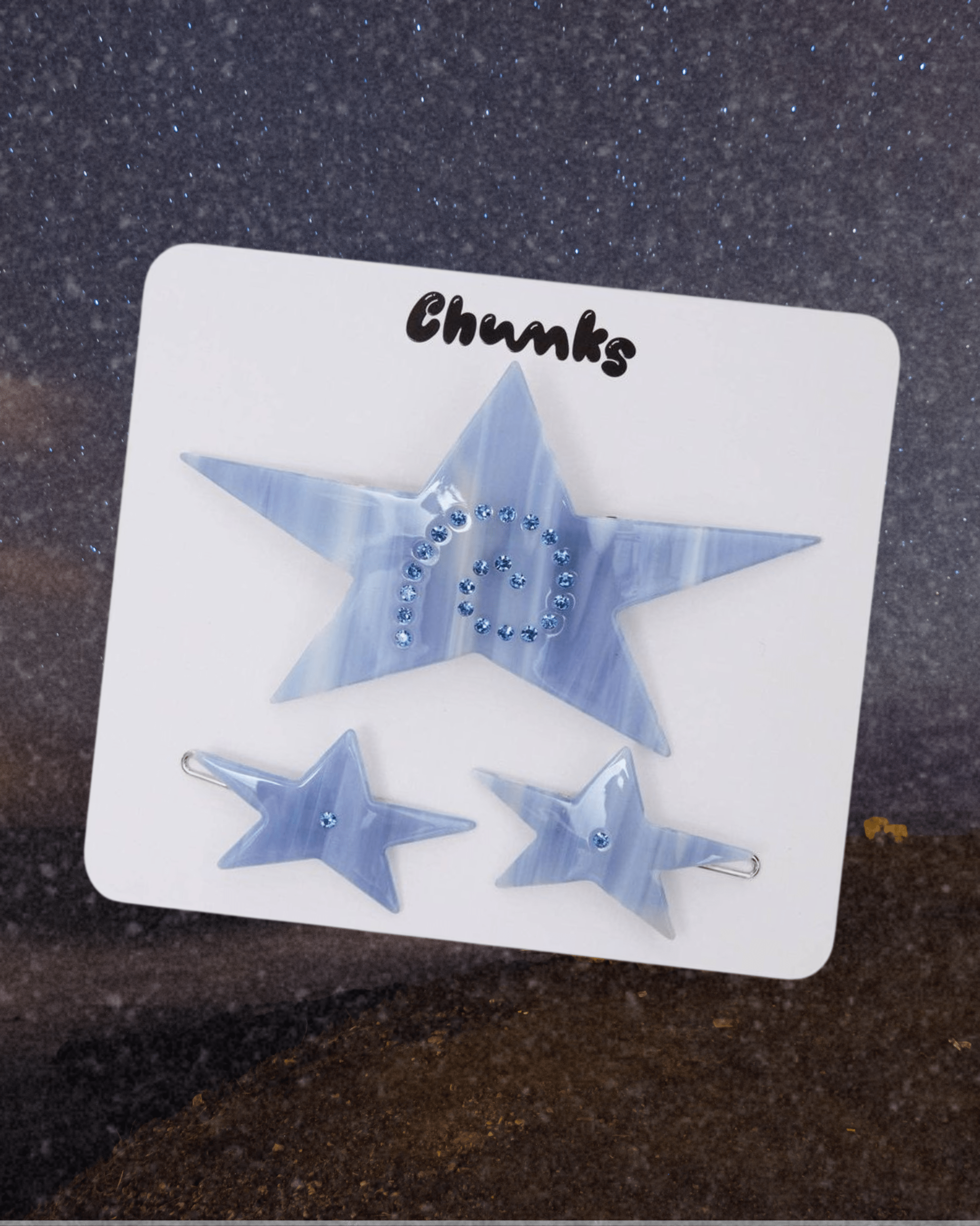 Blue Stars Clips - Intrigue Ink Visit Bozeman, Unique Shopping Boutique in Montana, Work from Home Clothes for Women