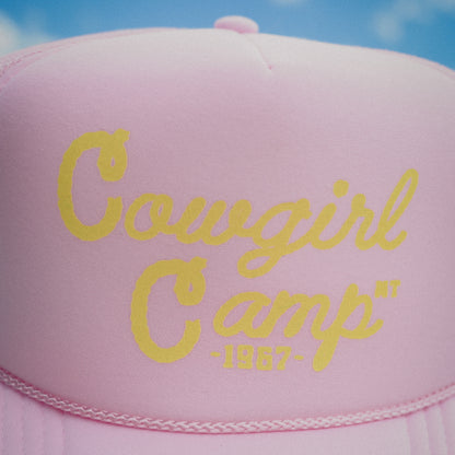 Cowgirl Camp Pink Trucker Hat