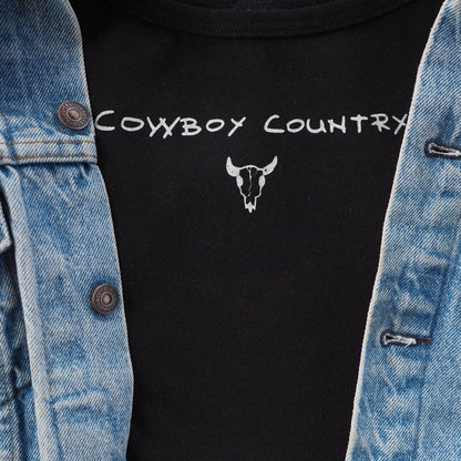 "Cowboy Country" Black Tank - Intrigue Ink Visit Bozeman, Unique Shopping Boutique in Montana, Work from Home Clothes for Women