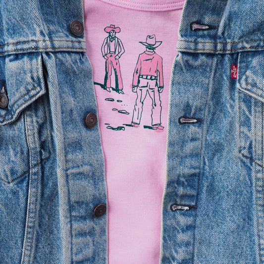 "Montana Standoff" Pink Tank - Intrigue Ink Visit Bozeman, Unique Shopping Boutique in Montana, Work from Home Clothes for Women