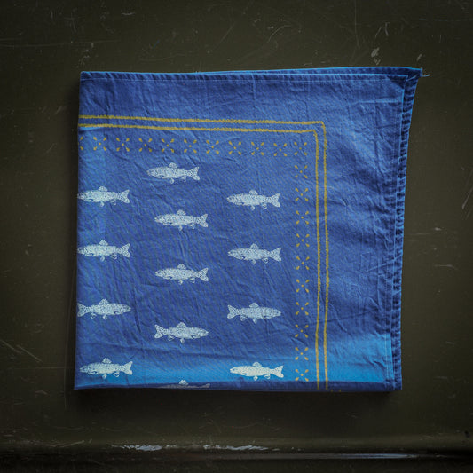 MT Fish Bandana - Blue