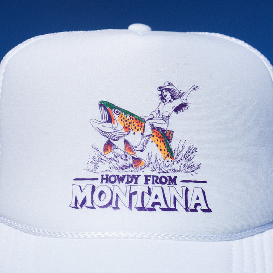 "Howdy from Montana" Trucker Hat