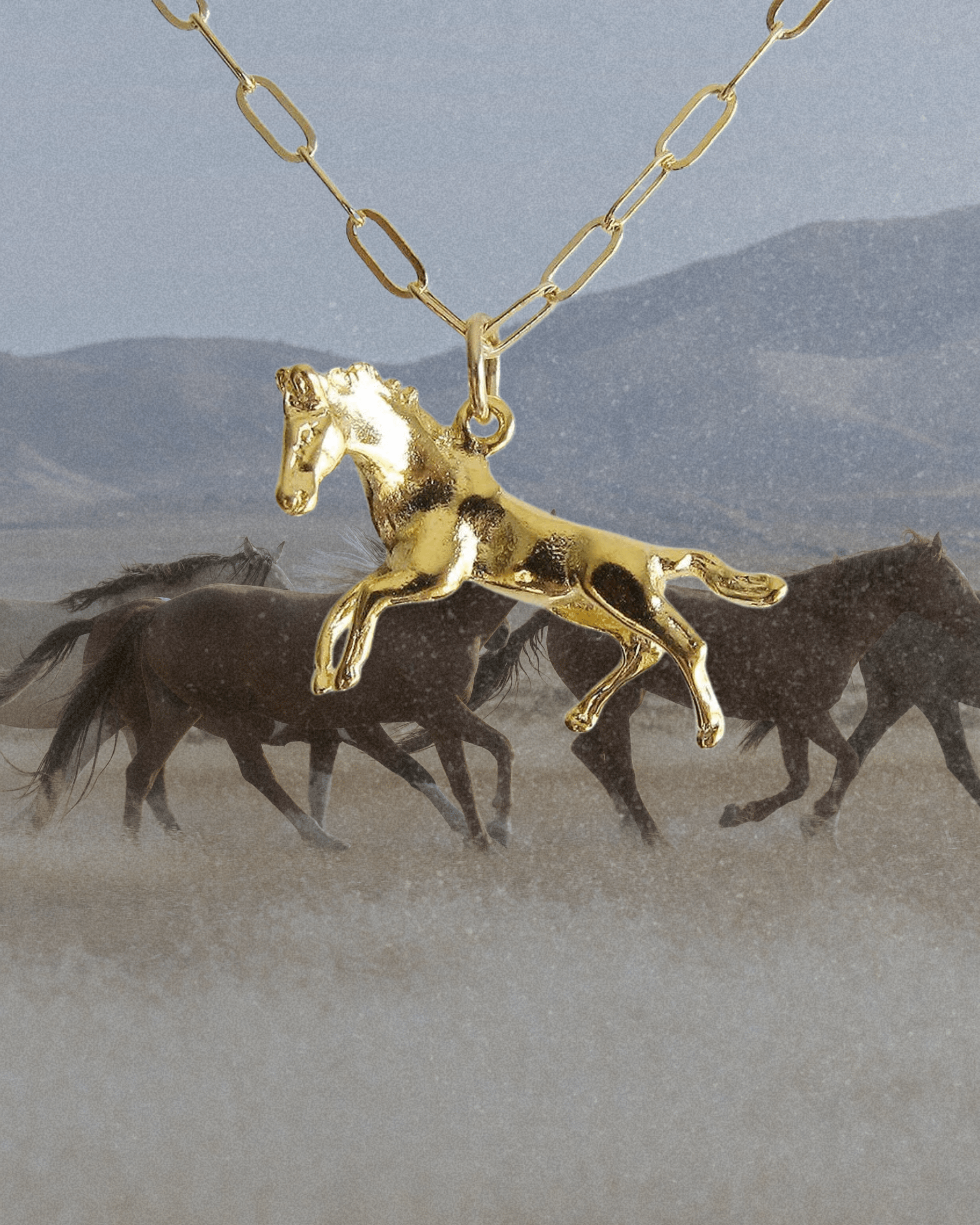 Wild Horses Necklace - Intrigue Ink Visit Bozeman, Unique Shopping Boutique in Montana, Work from Home Clothes for Women