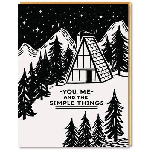 Simple Things Card - Intrigue Ink Visit Bozeman, Unique Shopping Boutique in Montana, Work from Home Clothes for Women