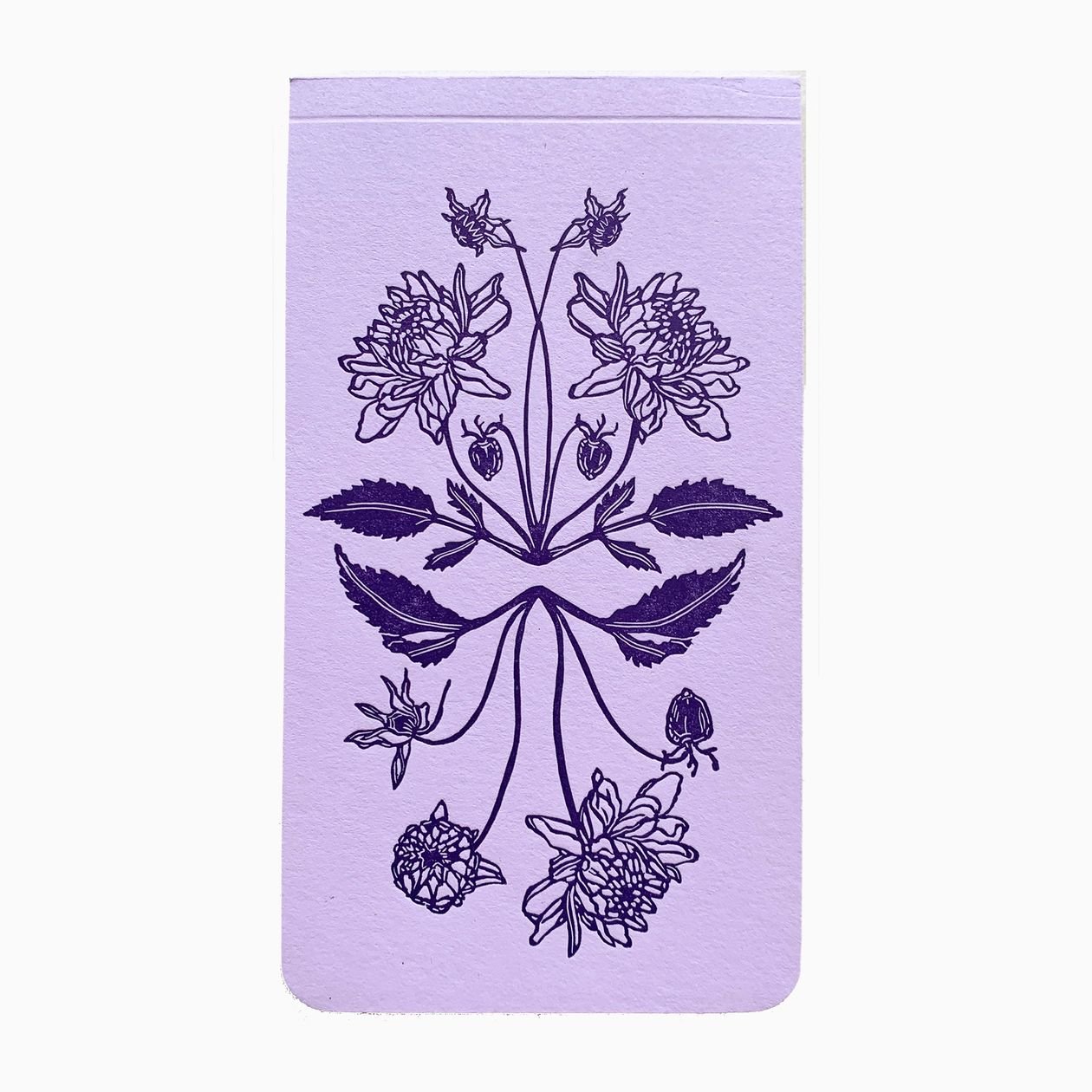 Botanical pattern jotter Notepad - Intrigue Ink Visit Bozeman, Unique Shopping Boutique in Montana, Work from Home Clothes for Women