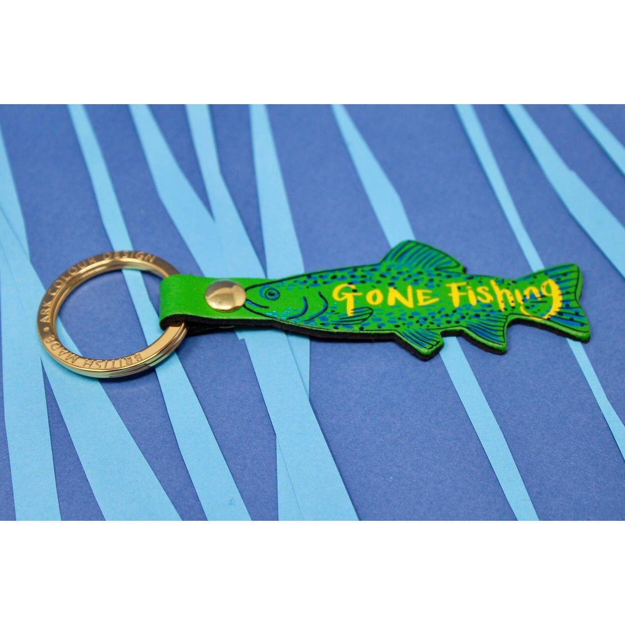Gone Fishing Key Fob - Intrigue Ink Visit Bozeman, Unique Shopping Boutique in Montana, Work from Home Clothes for Women