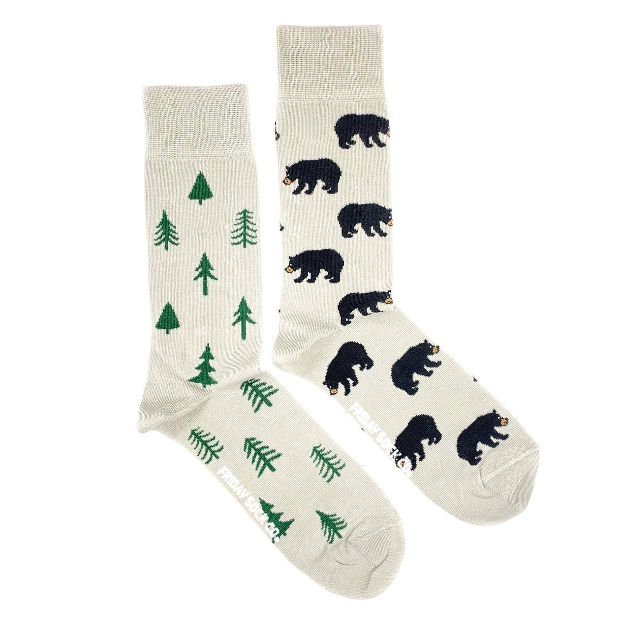 Men’s Socks - Bear and Trees