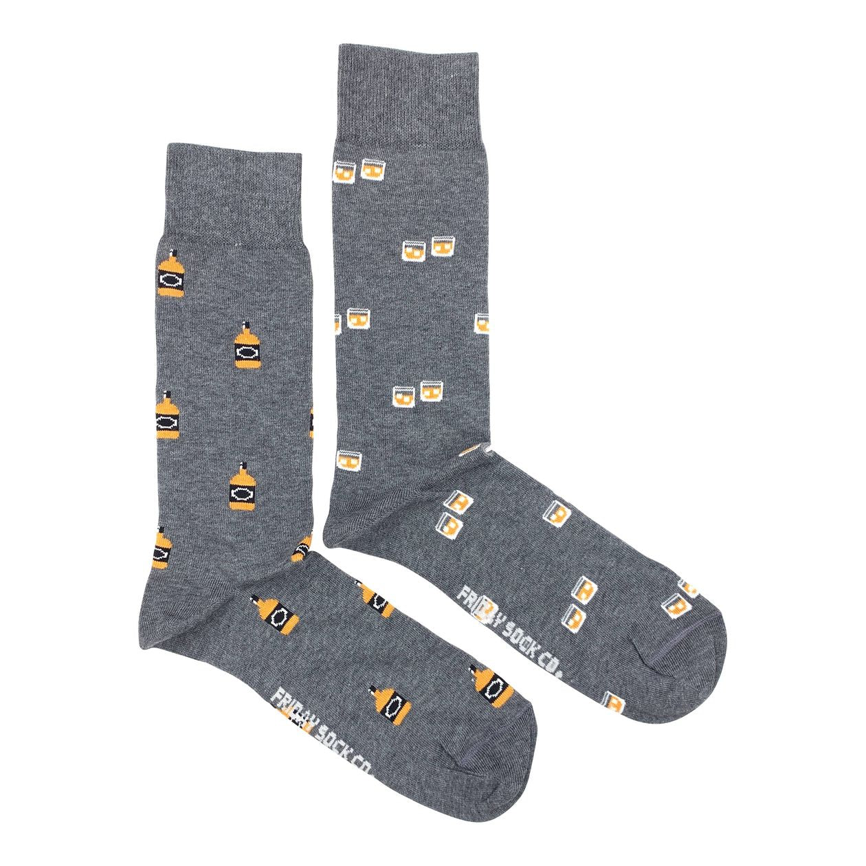 Men's Socks | Whiskey & Glass | Mismatched