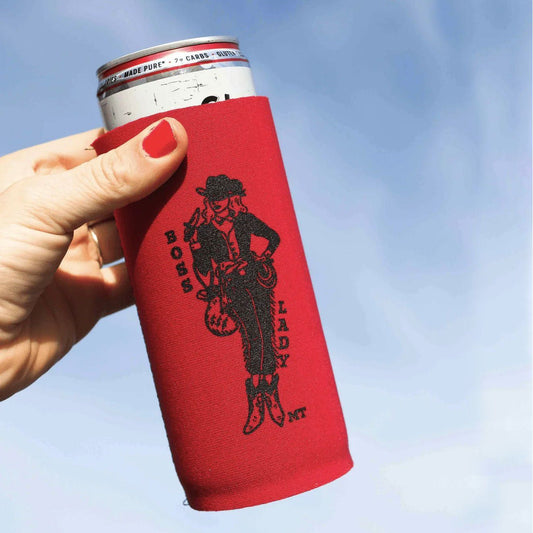 Boss Lady Slim Coozie - Intrigue Ink Visit Bozeman, Unique Shopping Boutique in Montana, Work from Home Clothes for Women