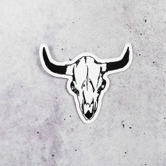 Buffalo Skull Sticker