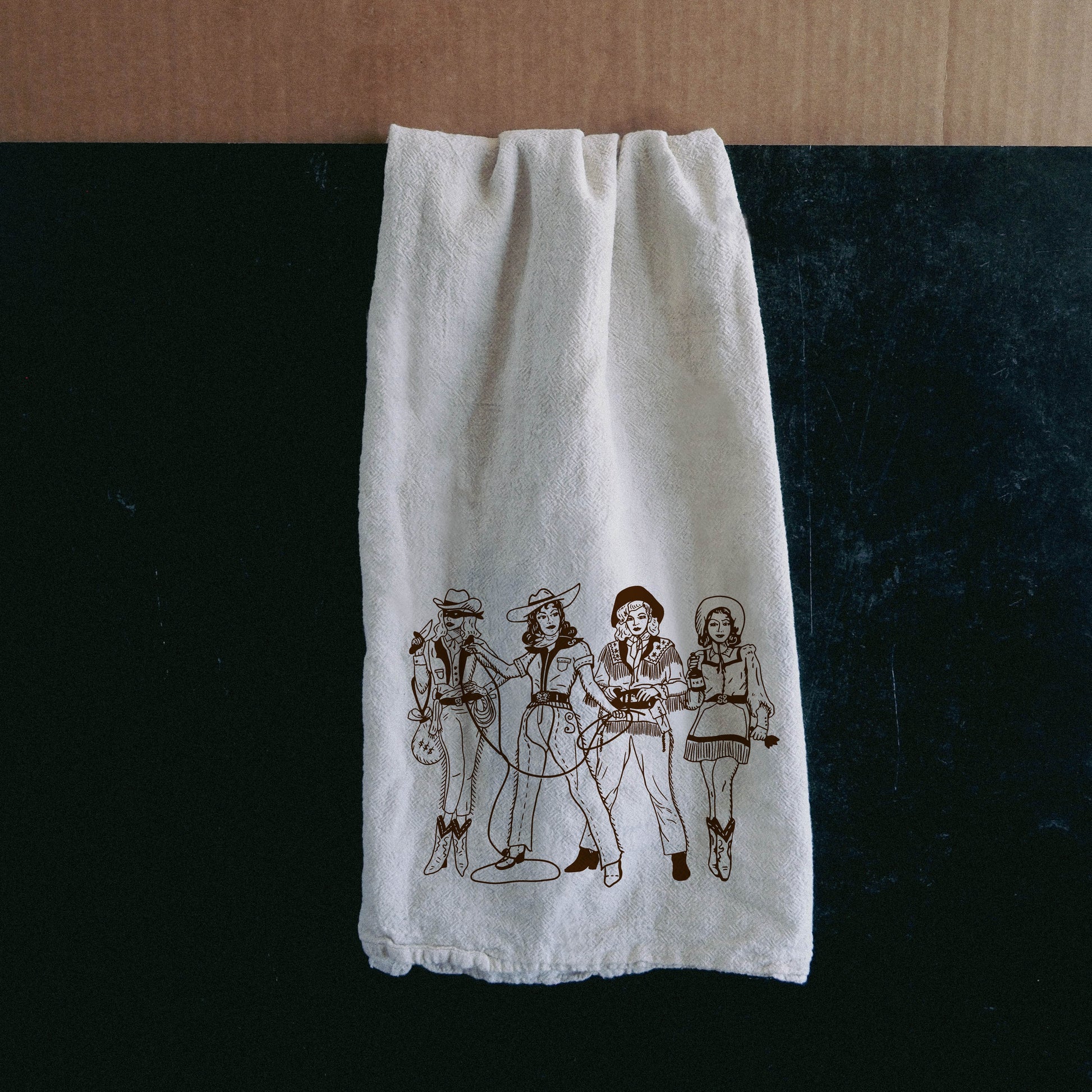 Lady Gang Dish Towel - Intrigue Ink Visit Bozeman, Unique Shopping Boutique in Montana, Work from Home Clothes for Women