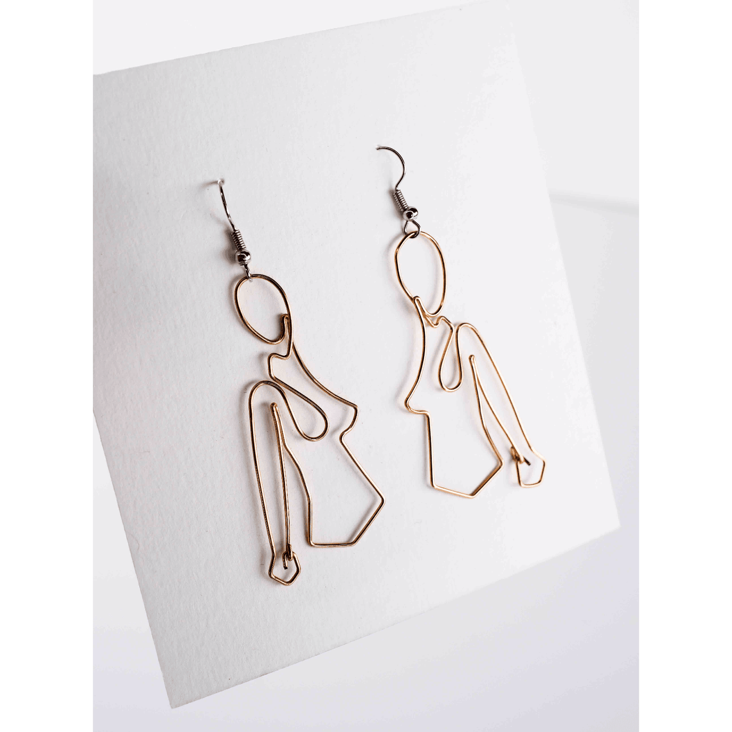 Wire Lady Earrings - Intrigue Ink Visit Bozeman, Unique Shopping Boutique in Montana, Work from Home Clothes for Women