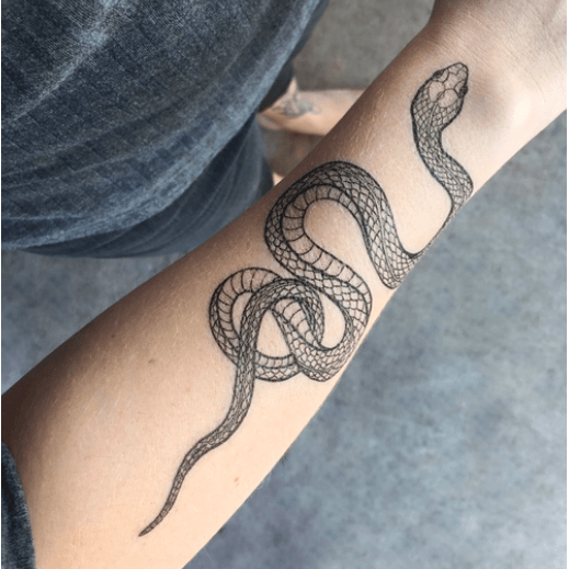 Temporary Tattoo Snake - Intrigue Ink Visit Bozeman, Unique Shopping Boutique in Montana, Work from Home Clothes for Women