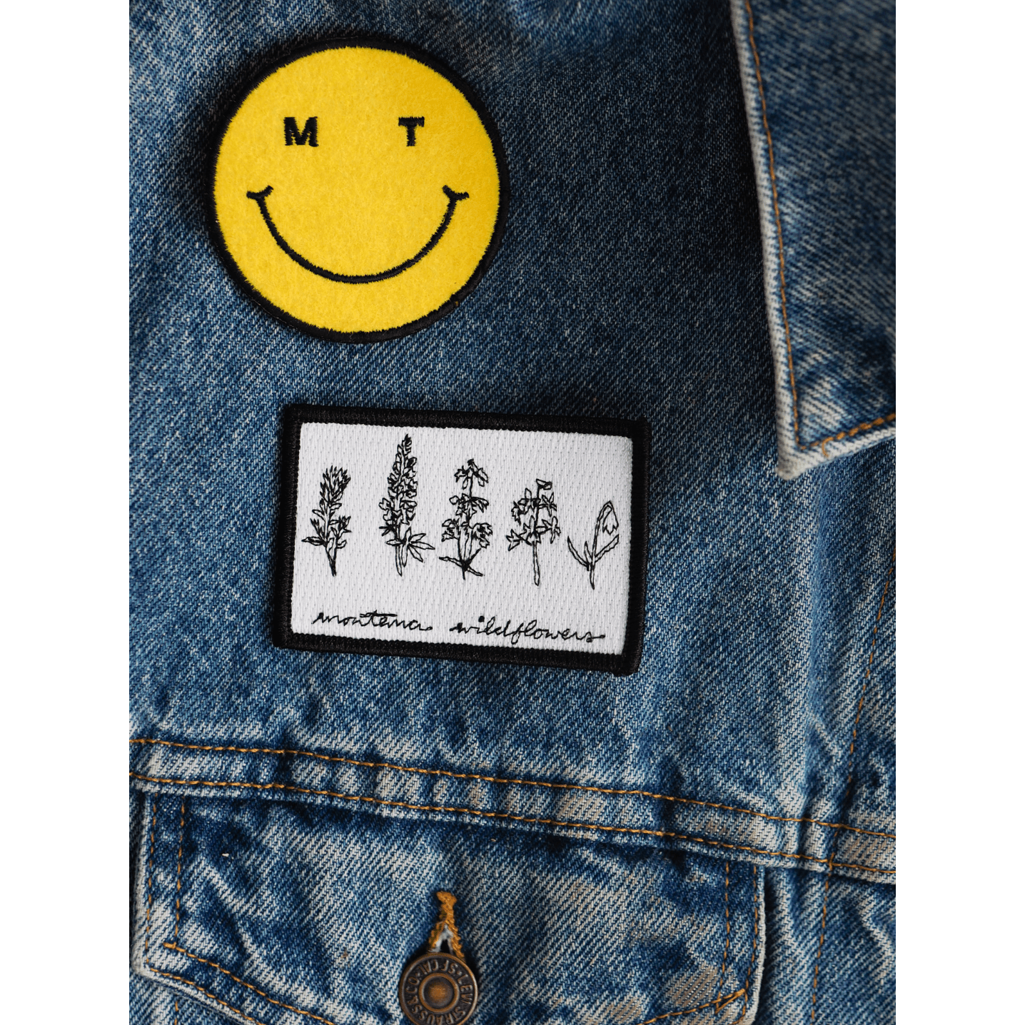 Smiley Patch - Intrigue Ink Visit Bozeman, Unique Shopping Boutique in Montana, Work from Home Clothes for Women