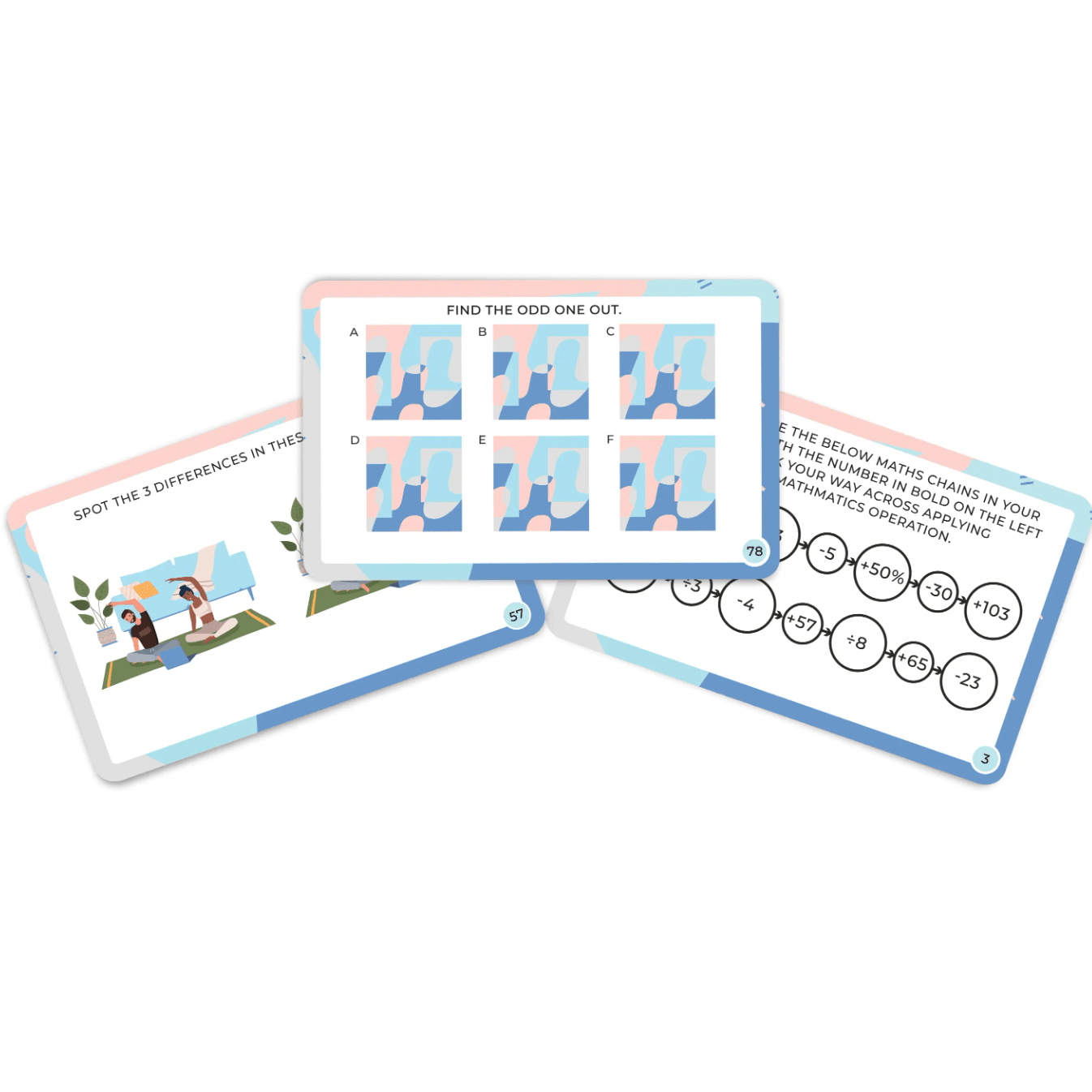 Mindfulness Brain Training Puzzles Cards - Intrigue Ink Visit Bozeman, Unique Shopping Boutique in Montana, Work from Home Clothes for Women