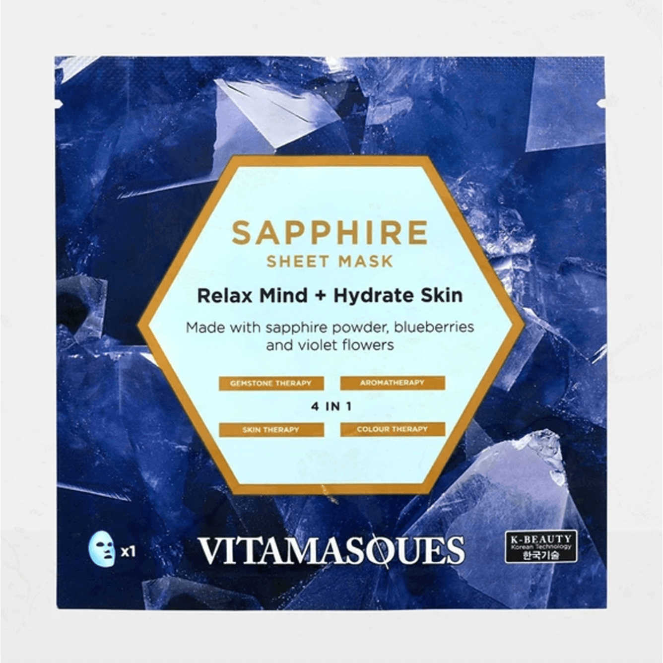 Sapphire Sheet Mask - Intrigue Ink Visit Bozeman, Unique Shopping Boutique in Montana, Work from Home Clothes for Women