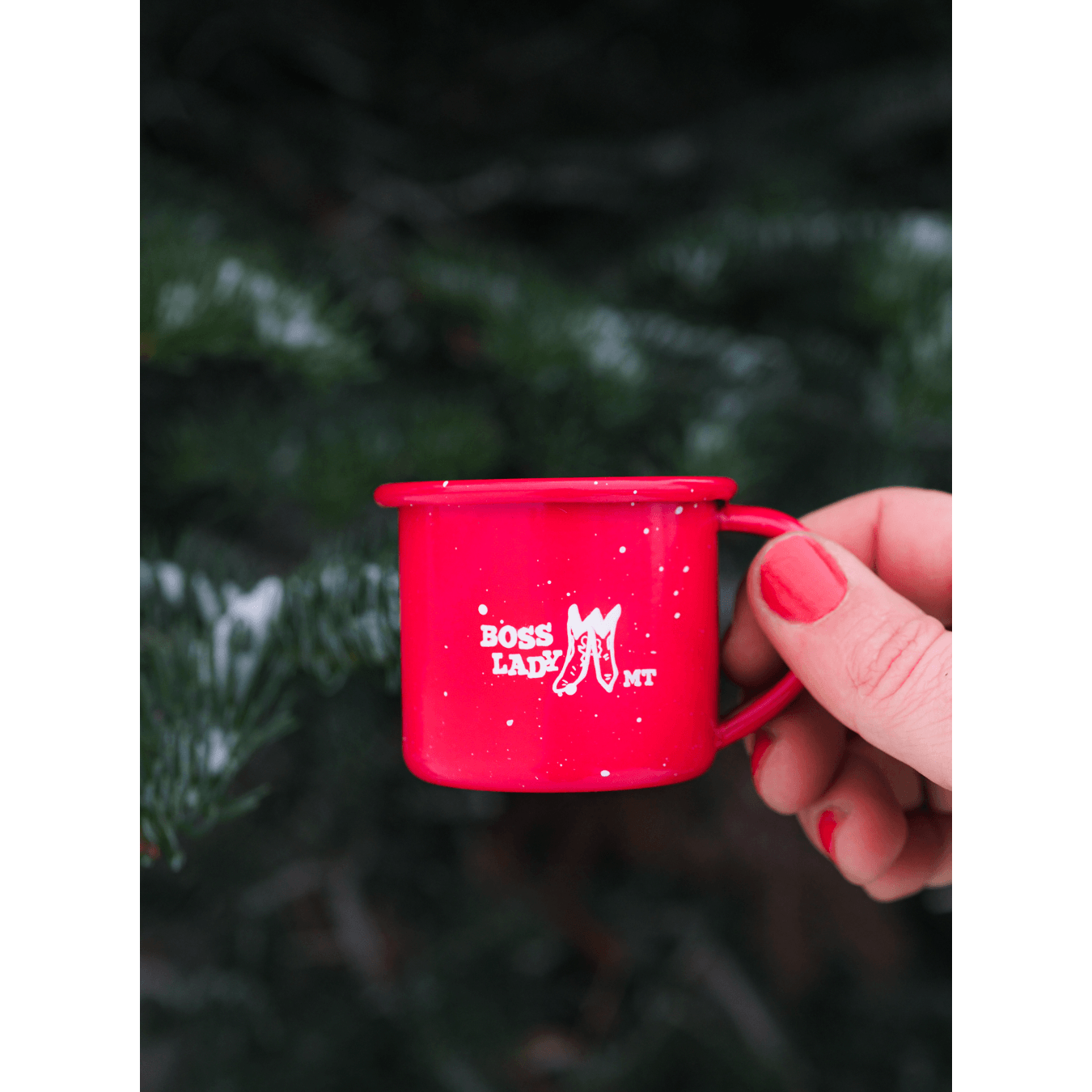 Boss Lady Mini Campfire Mug Ornament - Intrigue Ink Visit Bozeman, Unique Shopping Boutique in Montana, Work from Home Clothes for Women